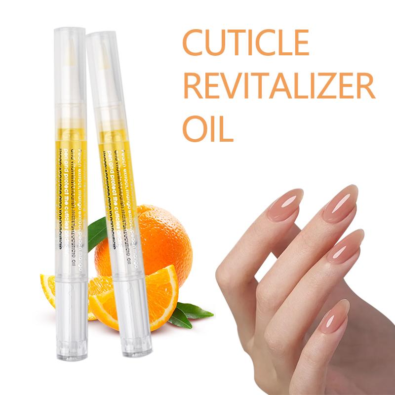 Radiant Cosmetic Nail Growth Oil Cuticle Revitalized Oil Pen for Nail Moisture,Growth,Strength and Brightening,Remedy for Damaged Skin,Brittle Peeling Thin Nails,15 g,Orange,Intensive Nourishing Nail Care