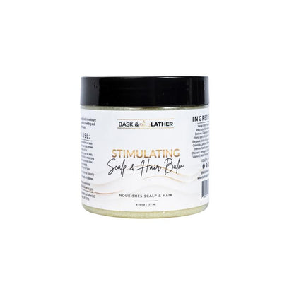 Stimulating Scalp and Hair Balm, Shea Butter and Mango Butter Blend for Moisturizing Haircare