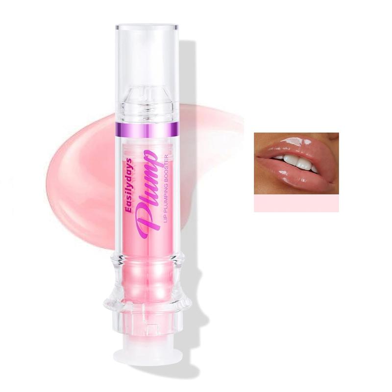 HANDAIYAN Lip Gloss Plumper Glossy Lip Lipstick, Lifter Gloss, Hydrating, Volumizes, High-Shine, Lip Plumping Lip Glaze Lip Makeup, Plump & Pout Lip Plumper for Women Girls