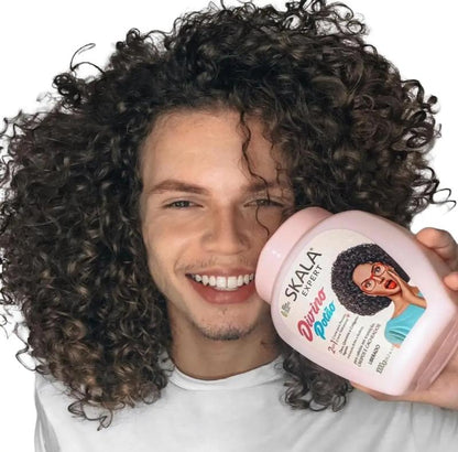 SKALA Expert DIVINO POTAO - For Curly or Super Curly with - 2 in 1 Conditioning Treatment Cream, provides Glow, Strength and Extra Repair, giving Hair the  perfect Volume - Net 35.27 Oz (Pack of 1)  100% VEGAN   Conditioner Traditional Haircare