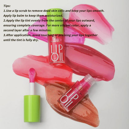 Music Festival Makeup Moisturizing Lip Glow Oil Gift, Long Lasting Non-sticky Gentle Texture Juicy Lip Gloss, Plumping Lip Moisturizer for Summer Makeup