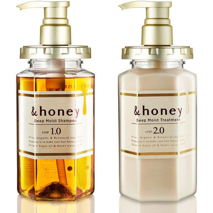 &honey Shampoo and Conditioner Set Haircare Moisture Cleanser Repair Flower Moisturizing