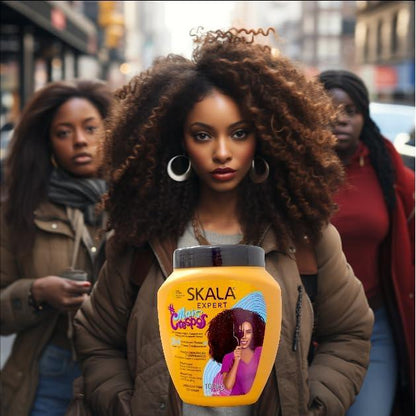 SKALA Kit Super Curly Hair Type 4ABC - Hydrate Curls, Eliminate Frizz, For Curly Hair - 2 IN 1 Conditioning Treatment Cream and Cream To Comb Conditioner Haircare Moisture Shampoo, conditioner Blend Hair Cream