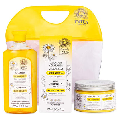 Camomila Intea Hair Lightener - 3-in-1 Kit Natural Blond Kit camomila  ntea - Trip Gift Bag INCLUDED Haircare Blonde