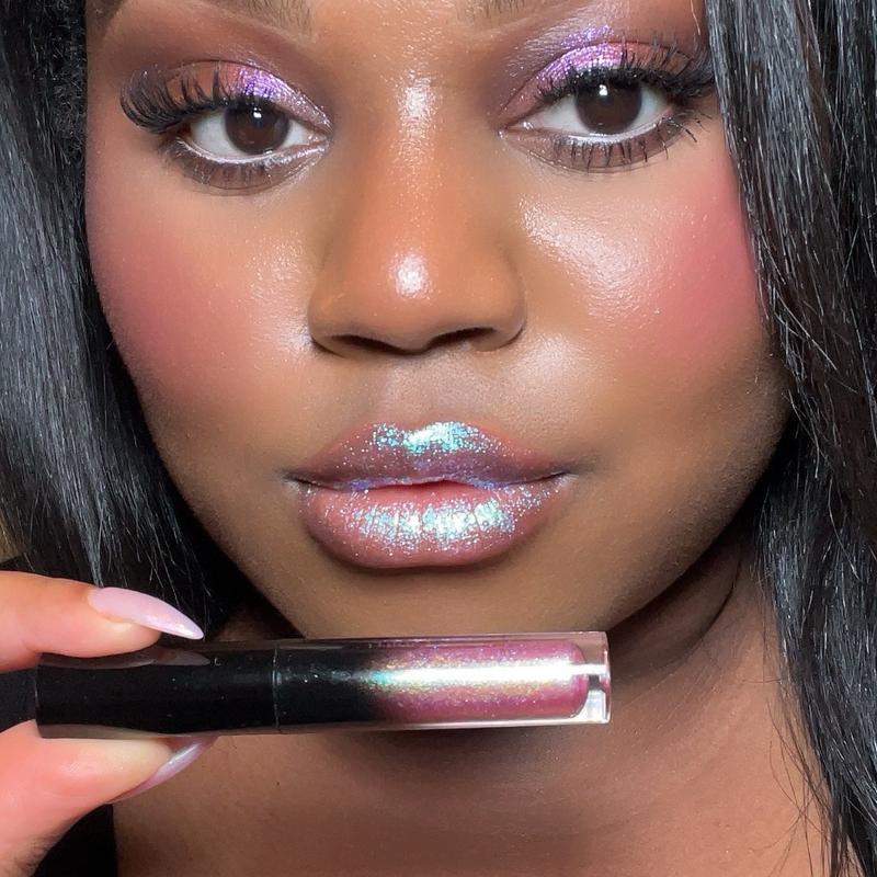 I Am Everything Color Shifting Lip  Gloss (Color Shifting Holographic Glitter Lip gloss) Hydrating Lipgloss, Glitter Lipgloss, Sparkle Lipgloss, Moisture Shea Butter