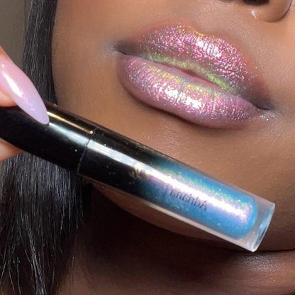 I Am Everything Color Shifting Lip  Gloss (Color Shifting Holographic Glitter Lip gloss) Hydrating Lipgloss, Glitter Lipgloss, Sparkle Lipgloss, Moisture Shea Butter