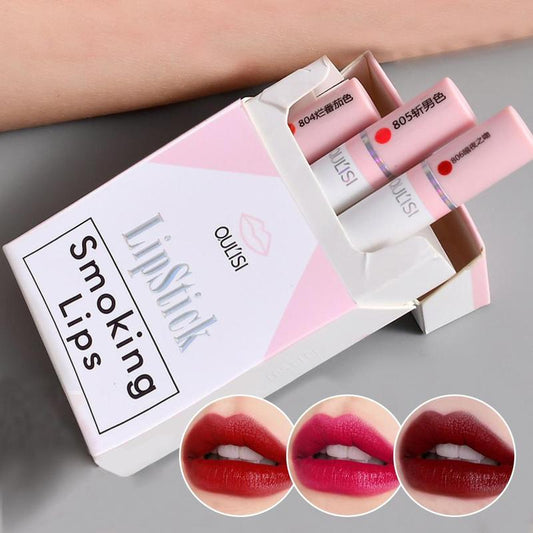 Long-lasting Matte Lipstick Set, 3pcs/set Moisturizing Velvet Matte Lipstick, Portable Lip Makeup for Women, Summer Gift