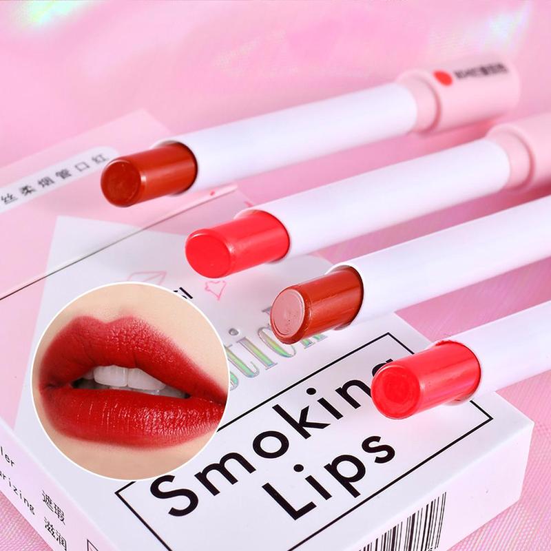 Long-lasting Matte Lipstick Set, 3pcs/set Moisturizing Velvet Matte Lipstick, Portable Lip Makeup for Women, Summer Gift