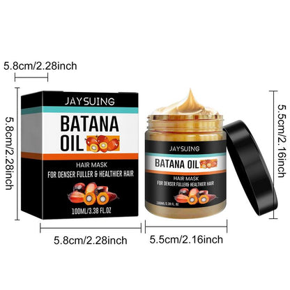 Batana Oil Hair Care Cream (100ml), Hair Moisturizing and Conditioning Hair Mask Shampoo, Hair Care Product for Dry & Damaged Hair, Summer Gift, Haircare Hair Products