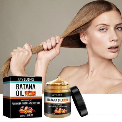 Batana Oil Hair Care Cream (100ml), Hair Moisturizing and Conditioning Hair Mask Shampoo, Hair Care Product for Dry & Damaged Hair, Summer Gift, Haircare Hair Products