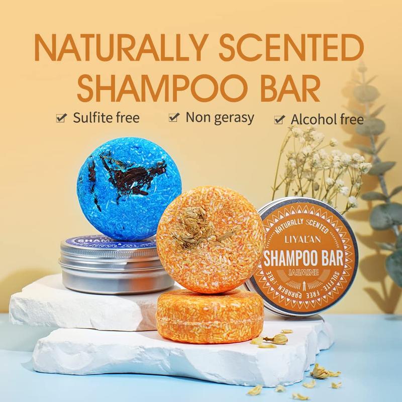 Shampoo bar for scalp cleansing, milk rose hair shampoo Conditioner Haircare Calcium Charcoal