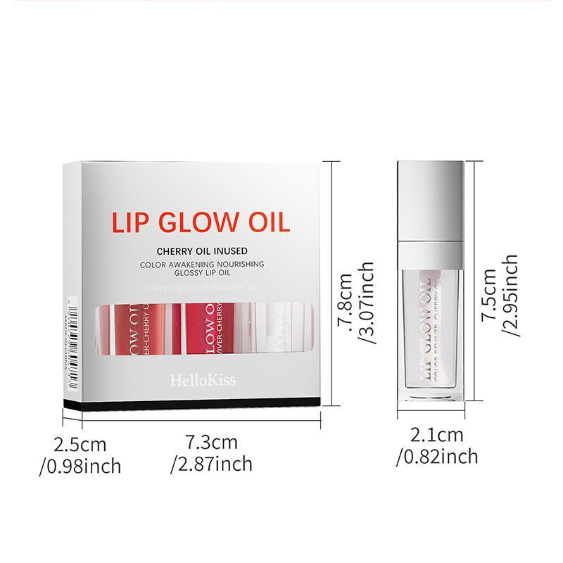 3pcs/set Moisturizing Lip Oil, Summer Glossy Lip Glaze Stick, Plumping Lip Oil Lip Gloss for Girls & Women Makeup, Trending Products, Makeup Products