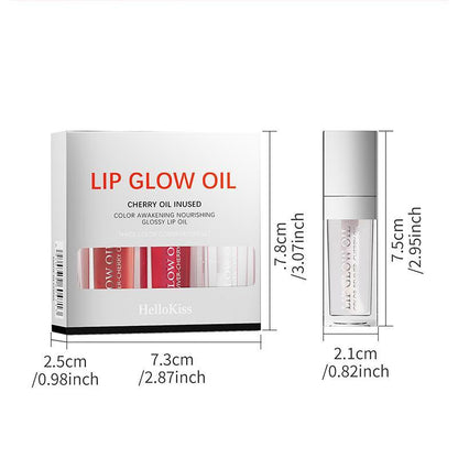 3pcs/set Moisturizing Lip Oil, Summer Glossy Lip Glaze Stick, Plumping Lip Oil Lip Gloss for Girls & Women Makeup, Trending Products, Makeup Products