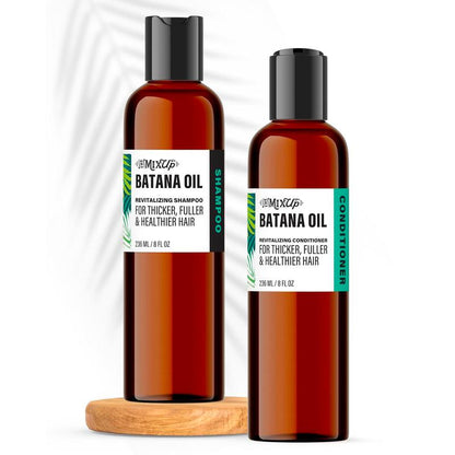 The-Mix-Up Batana Oil Shampoo and Conditioner Set - Infused with Organic Batana Oil for Hair Growth