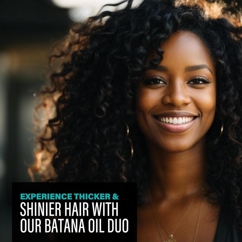 The-Mix-Up Batana Oil Shampoo and Conditioner Set - Infused with Organic Batana Oil for Hair Growth