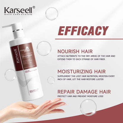 Karseell Argan Oil Shampoo HerbalExtracts Hydrating Deep RepairSmoothing Shampoo for All HairTypes 16.9 0z 500 ml