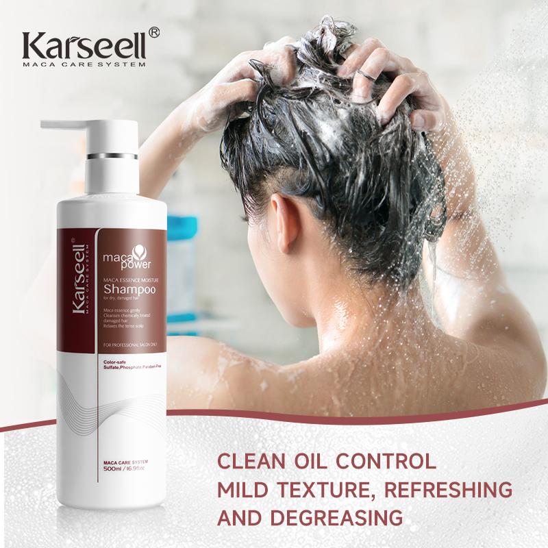 Karseell Argan Oil Shampoo HerbalExtracts Hydrating Deep RepairSmoothing Shampoo for All HairTypes 16.9 0z 500 ml