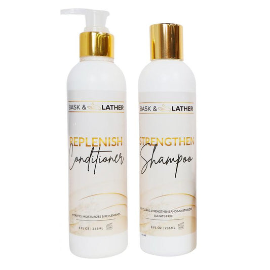 Strengthen & Replenish Shampoo and Conditioner Set