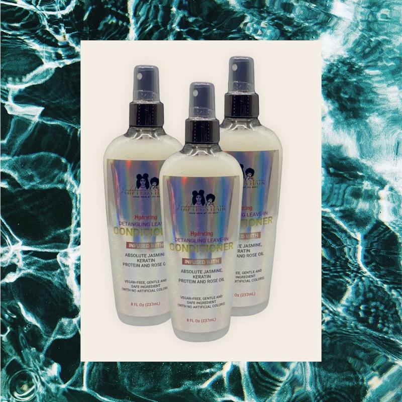 HYDRATING DETANGLING LEAVE-IN CONDITIONER Silicone Free Organic Milky Haircare Moisture Keratin Restore Comfort works like a Miracle