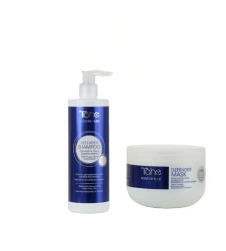 Tahe Defender Kit Shampoo Bonder Plex 400 ML + Tahe Defender Mask Bonder Plex 300 ML (Nourishing Haircare)