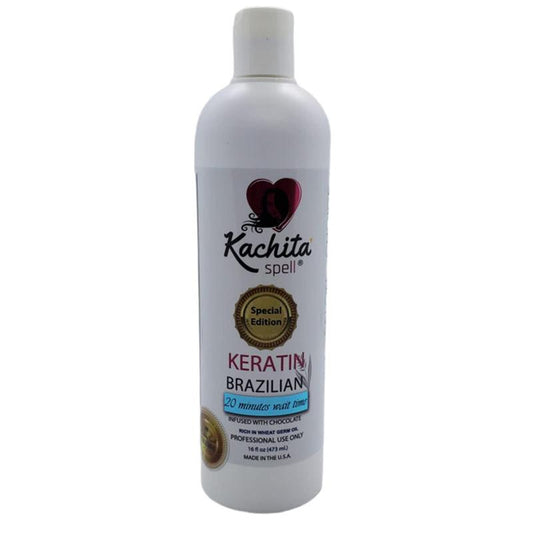 New Brazilian Keratin Chocolate Treatment Kachita Spell 16 fl oz 473 mL - Hair Straightening Made in USA -