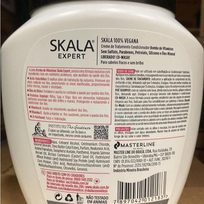 Skala Expert Bomba de Vitaminas, SOS Fortalecimento dos Fios, Bomba de Vitaminas, Brazilian Hair Treatment 35.2Oz. Conditioner Haircare