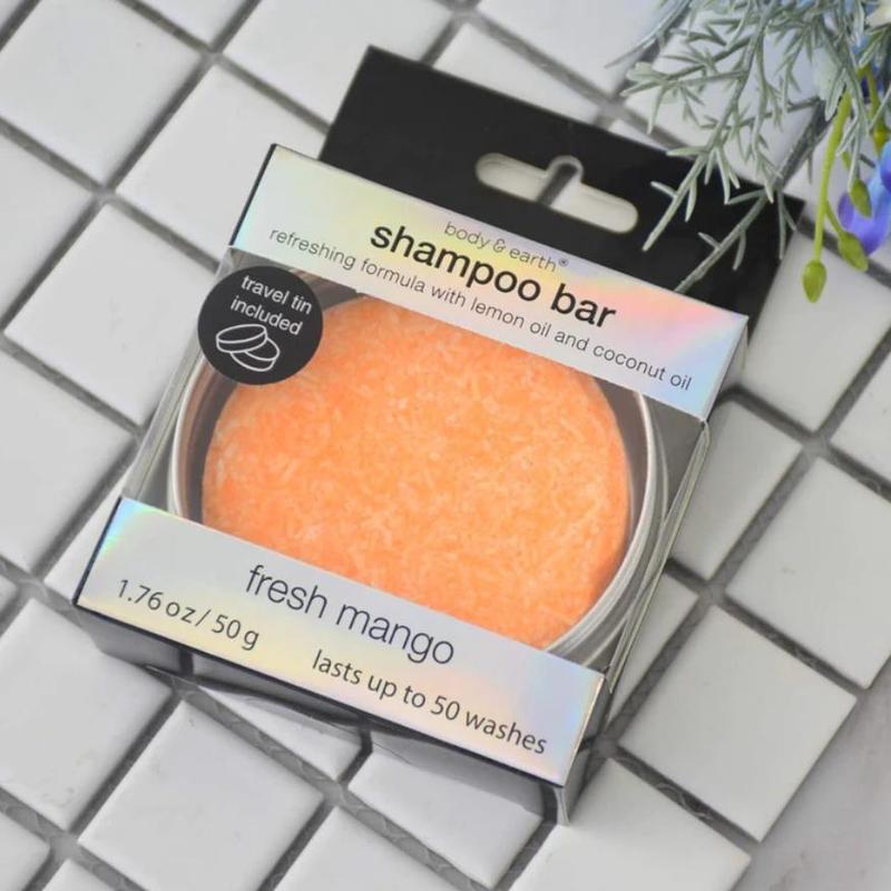 Shampoo Bar Mango/Berry for men/women Haircare Cleanser Cleansing