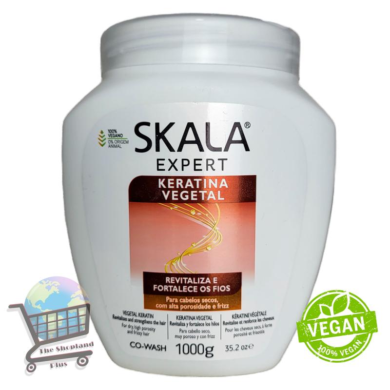 SKALA Expert Keratin Vegetable Treatment Cream is a product developed to revitalize and strengthen hair haircare / which helps to repair damage, which helps to hydrate and nourish hair / Net 35.2 Oz (1000g) Conditioner