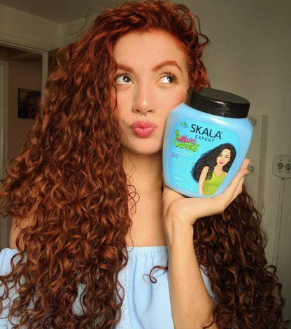 SKALA Hair Type 3ABC - More Curls - Hydrate Curls, Eliminate Frizz, For Curly Hair - 2 IN 1 Conditioning Treatment Cream and Cream To Comb Conditioner Haircare