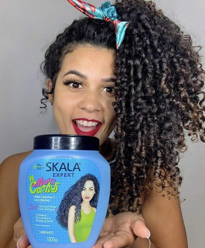 SKALA Hair Type 3ABC - More Curls - Hydrate Curls, Eliminate Frizz, For Curly Hair - 2 IN 1 Conditioning Treatment Cream and Cream To Comb Conditioner Haircare