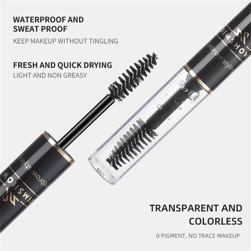 Transparent Eyebrow Gel, 1 Count Long Lasting Waterproof Eyebrow Setting Gel, Eyebrow Makeup Products for for Women & Girls