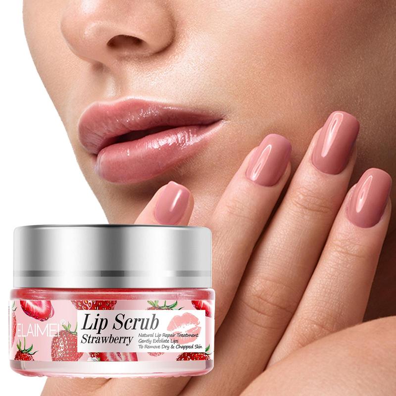 Moisturizing Lip Scrub, 3pcs/set Lip Care Lip Scrub for Women & Girls, Hydrating Lip Balm, Exfoliating Lip Cream, Daily Skincare Product