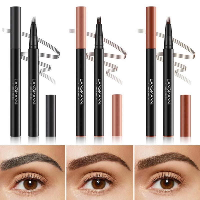 Waterproof 4 Claws Eyebrow Pencil, 1 Count Long Lasting Smudge Proof Brow Shading & Filling Pencil, Brow Styling Brush Makeup Tool, Eyebrow Cosmetic