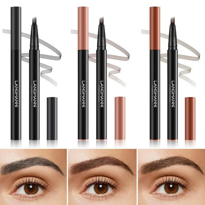 Waterproof 4 Claws Eyebrow Pencil, 1 Count Long Lasting Smudge Proof Brow Shading & Filling Pencil, Brow Styling Brush Makeup Tool, Eyebrow Cosmetic