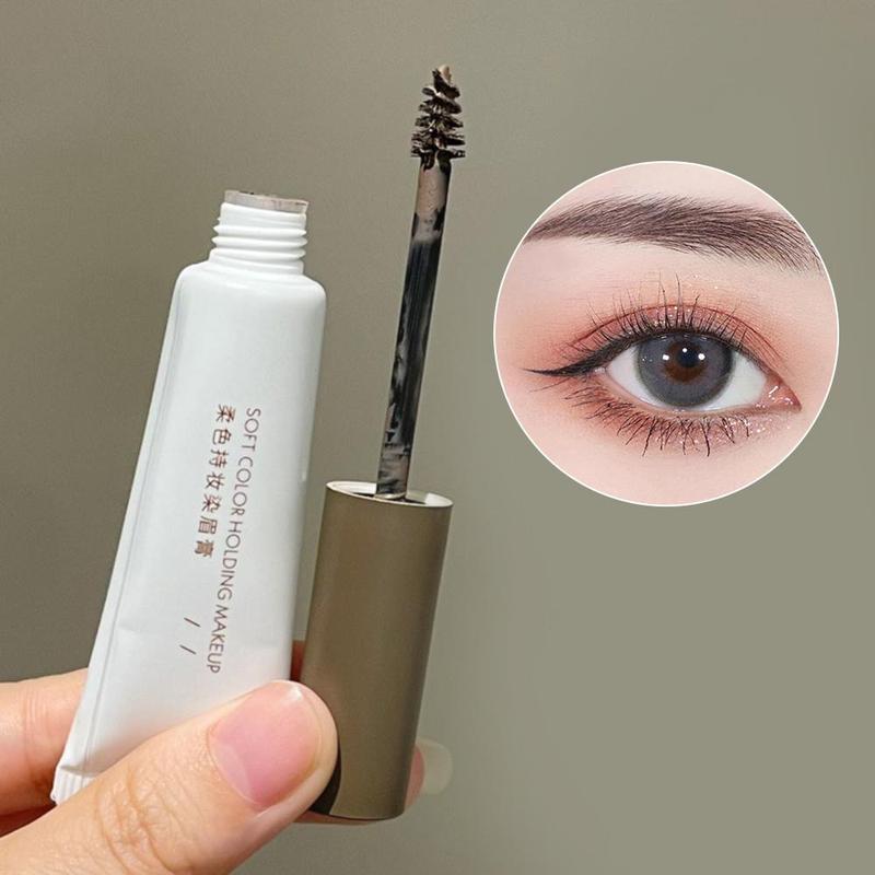 Long Lasting Eyebrow Dye Cream, Waterproof Eyebrow Pomade Gel, Eyebrow Makeup Product for Women & Girls