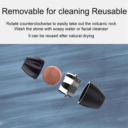 Oil Absorbing Face Roller, Portable Facial Oil-absorbing Volcanic Rolling Ball Stick, Oily Skin Control for Make up