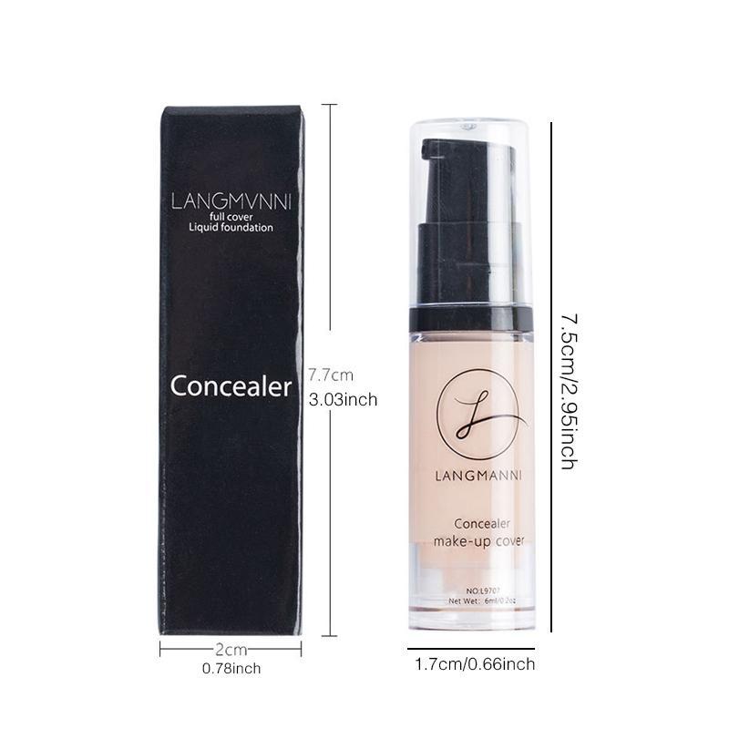 Long-lasting Foundation, Moisturizing Coverage Makeup Cream, Lightweight Concealer Foundation