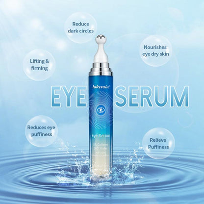 1 Box Eye Serum, Under Eye Roller Cream For Dark Circles And Puffiness, Eye Treatment Serum With 360¡ã Massage Ball, Holiday Gifts