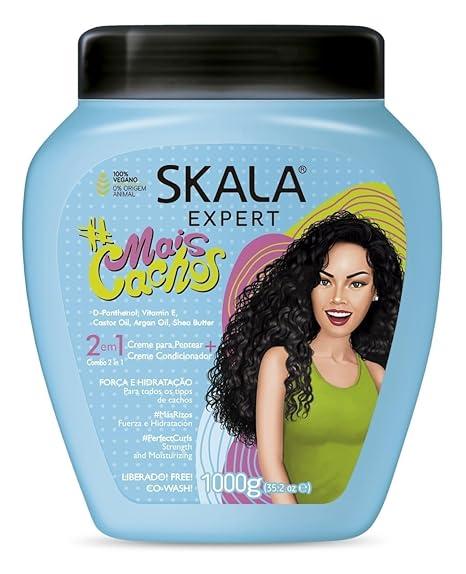 SKALA Hair Type 3ABC - More Curls - Hydrate Curls, Eliminate Frizz, For Curly Hair - 2 IN 1 Conditioning Conditioner Cream and Cream To Comb - EXTRA LARGE SIZE