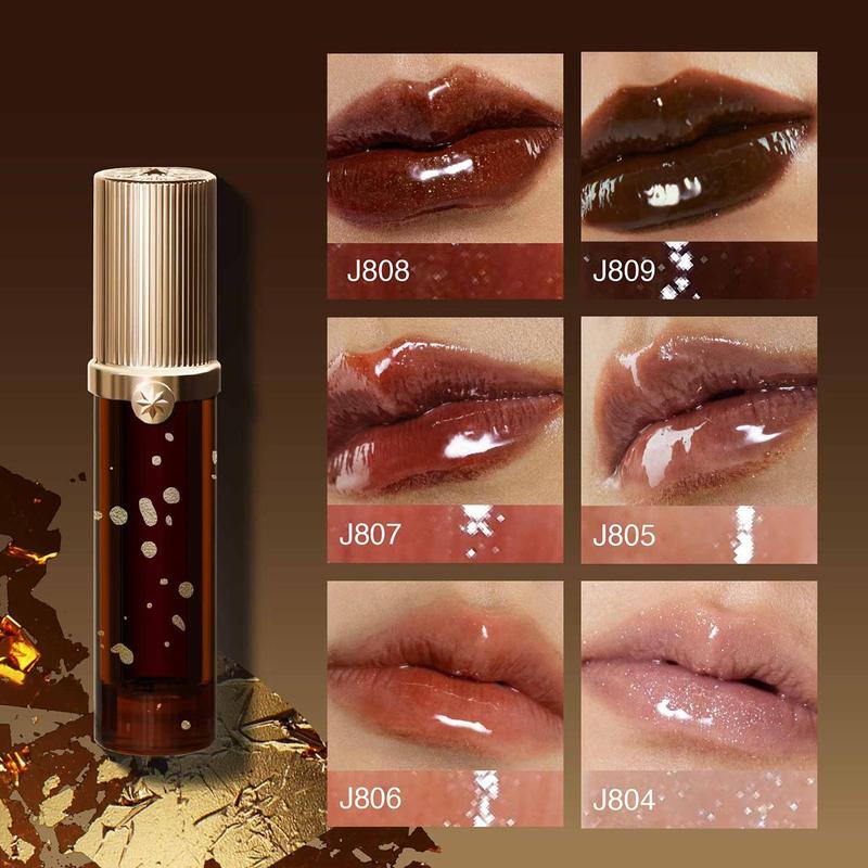 Long-lasting Hydrating Lipstick Lip Gloss, Glossy Moisturizing Lip Glaze Lipstick, Plumping Lip Oil Lip Stick for All Occasions Makeup, Girls and Women, Lip Gloss