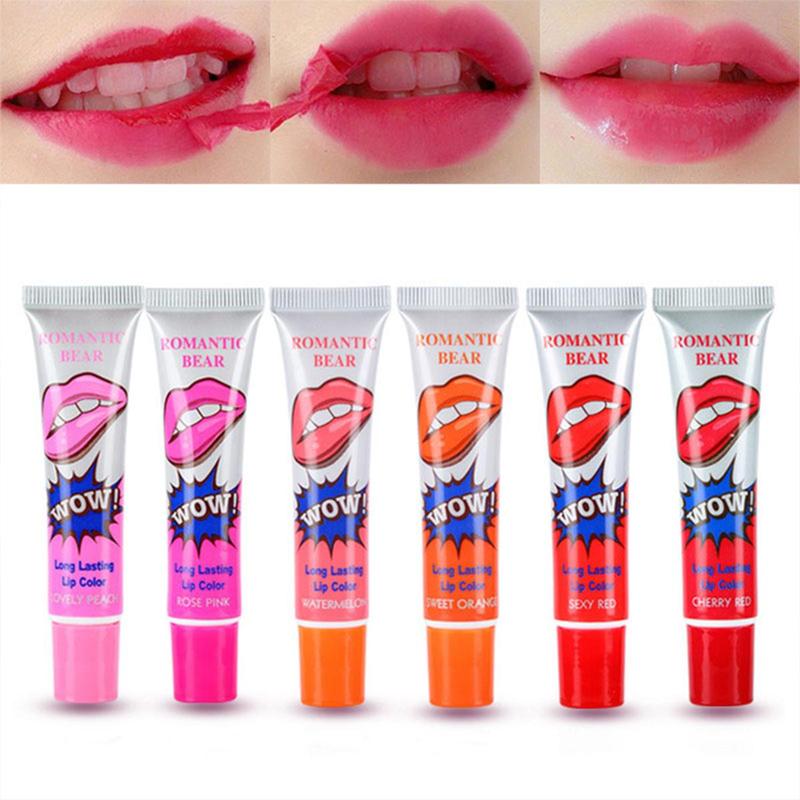 Long Lasting Lipstick, Waterproof Lip Gloss, Tear Off & Easy Coloring Lip Sticks for All Occasions Lip Makeup, Girls & Women Summer Lip Makeup Gifts