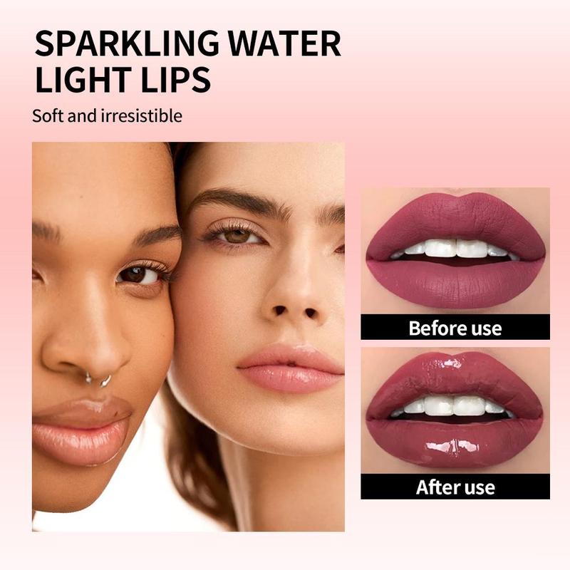 Fruit Flavored Moisturizing Lip Gloss, Long Lasting Tinted Lip Gloss, Glossy Lip Glaze Stick, Plumping Lip Oil, Elegant Hydrating Lip Cosmetic For Gift