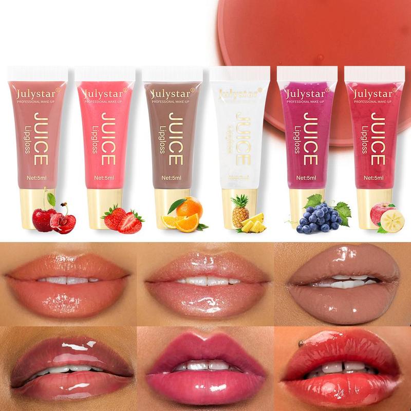 Fruit Flavored Moisturizing Lip Gloss, Long Lasting Tinted Lip Gloss, Glossy Lip Glaze Stick, Plumping Lip Oil, Elegant Hydrating Lip Cosmetic For Gift