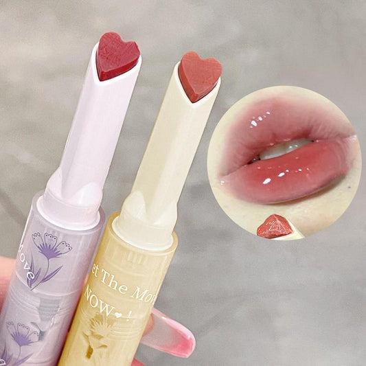 Long Lasting Skincare Lipstick, 1 Count Glossy Lip Glaze Stick, Shiny Lip Balm, Moisturizing Mirror Lip Gloss, Lip Makeup Tool For Women