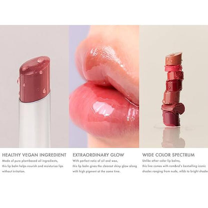 [rom&nd] Glasting Melting Balm (15 Colors), Glossy Finish, Plumping Lips, Glazed Lips, Hydrating & Moisturizing, Korean Lip Balm Gloss, Water Bomb, High Pigmentation, Vegan, MLBB, romand, korean makeup, k beauty makeup