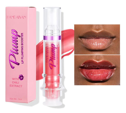 [Limited Time Activity]Lip Gloss Lip Plumping Booster SpicyLiplipstckLjifter Gloss HydratingVolumizes HighShine Lip PlumpinlipGlass Mirror LipGlaze Lip Makeup LipPlumping GlossLip Plumping SerumInstant Fuller Lips