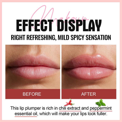 [Limited Time Activity]Lip Gloss Lip Plumping Booster SpicyLiplipstckLjifter Gloss HydratingVolumizes HighShine Lip PlumpinlipGlass Mirror LipGlaze Lip Makeup LipPlumping GlossLip Plumping SerumInstant Fuller Lips