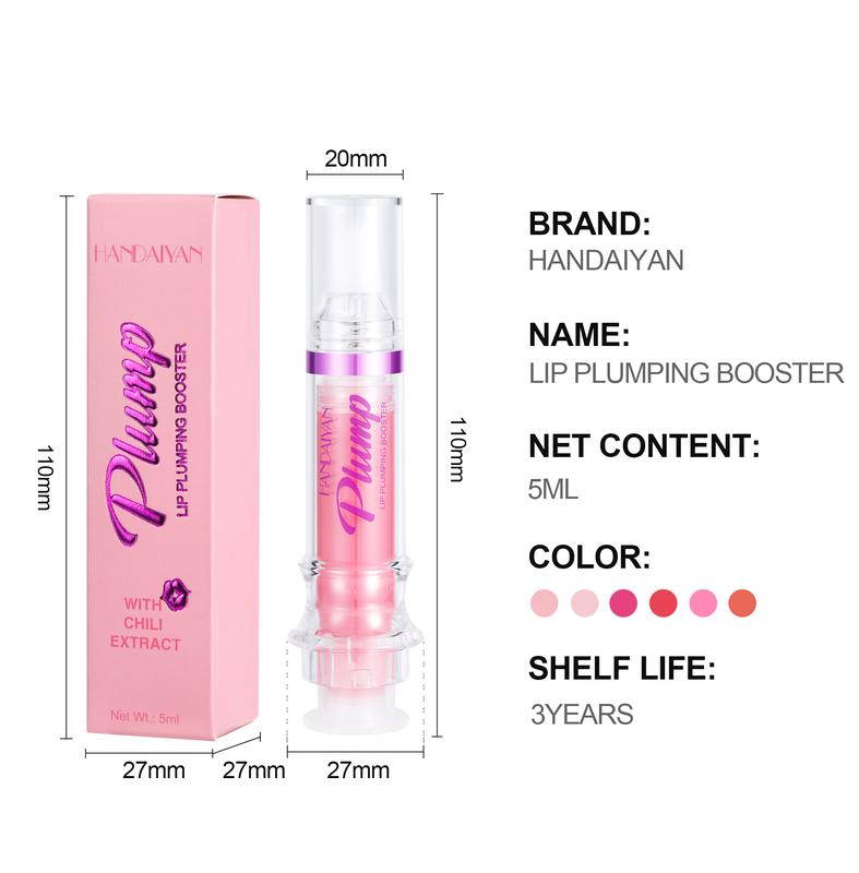 [Limited Time Activity]Lip Gloss Lip Plumping Booster SpicyLiplipstckLjifter Gloss HydratingVolumizes HighShine Lip PlumpinlipGlass Mirror LipGlaze Lip Makeup LipPlumping GlossLip Plumping SerumInstant Fuller Lips