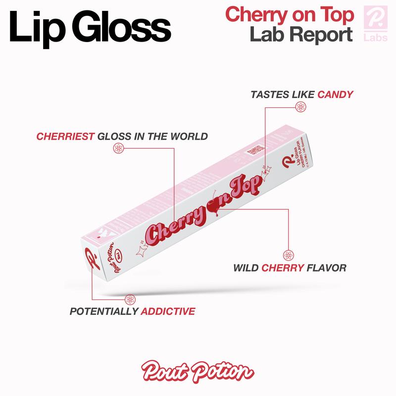 Pout Potion No.1: Cherry on Top (Juicy Cherry Flavored Lip Gloss) Hydrating