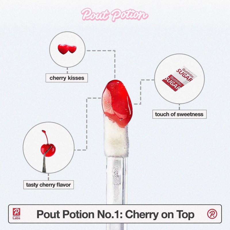 Pout Potion No.1: Cherry on Top (Juicy Cherry Flavored Lip Gloss) Hydrating